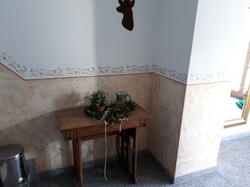 Wischtechnik Sockelbereich mit Bordüre